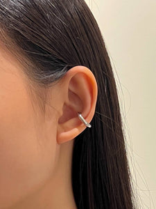 Hailey Classic Ear Cuff in Silver