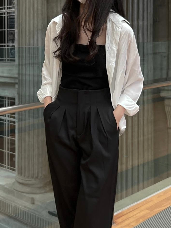 Camille High Waist Pants in Black – Eden and Grace